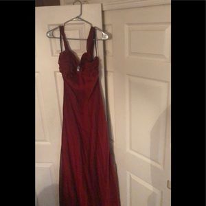 Red Burgundy Gown